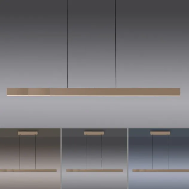 Neuhaus PURE® LED Pendelleuchte PURE Moto-Rise, bronce