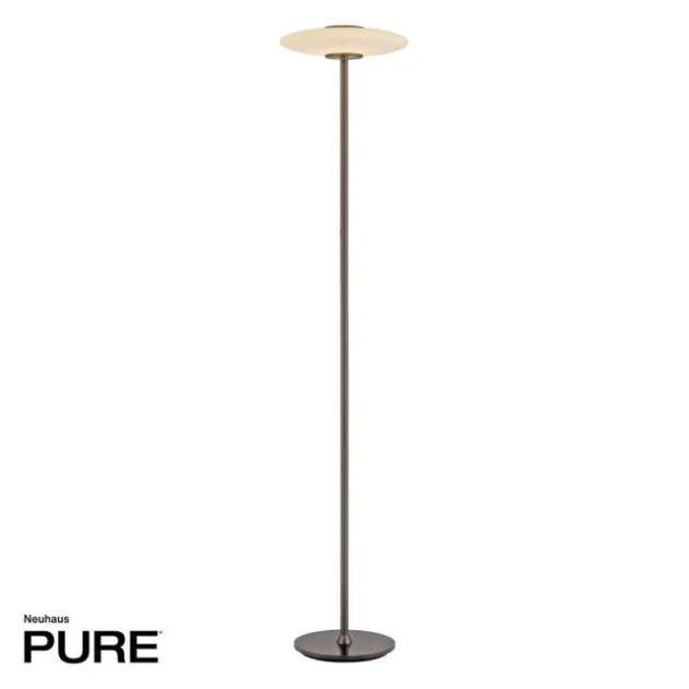 Neuhaus PURE® LED Stehleuchte PURE Vitrum, dark-metal brown
