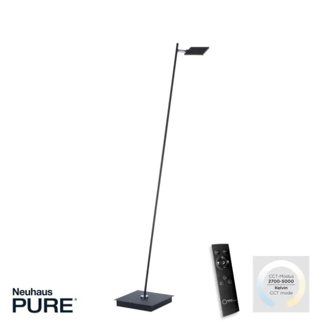 Neuhaus PURE® LED Stehleuchte PURE Mira, black pearl