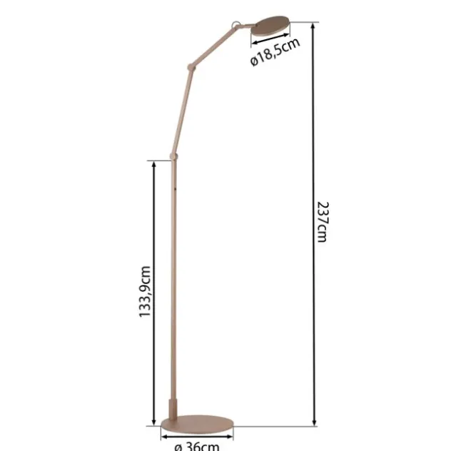 Neuhaus PURE® LED Stehleuchte PURE Luxon, bronce