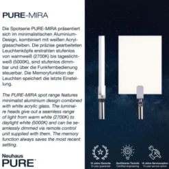Neuhaus PURE® LED Tischleuchte PURE Mira, anthrazit