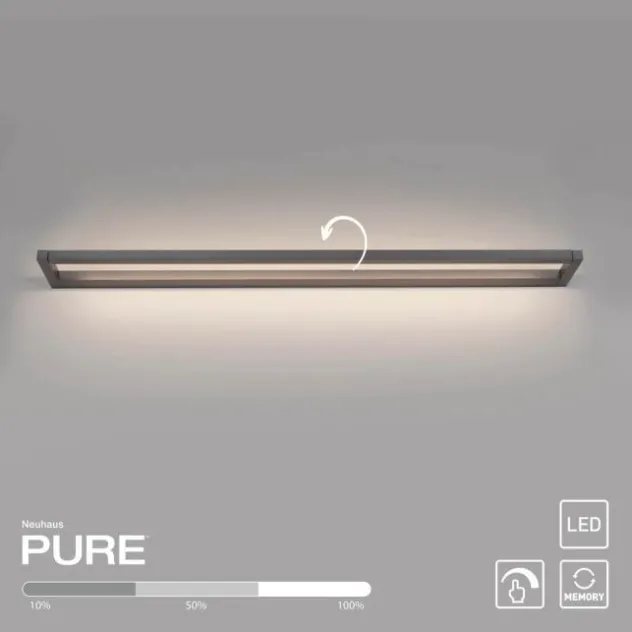 Neuhaus PURE® LED Wandleuchte PURE Puro platin Touchdimmer