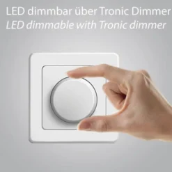 Neuhaus PURE® LED Wandleuchte PURE Oculis, snow, dimmbar, dreh+schwenkbar