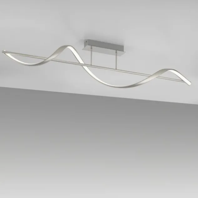 Paul Neuhaus LED Deckenleuchte Q-SWING silber dimmbar Smar Home