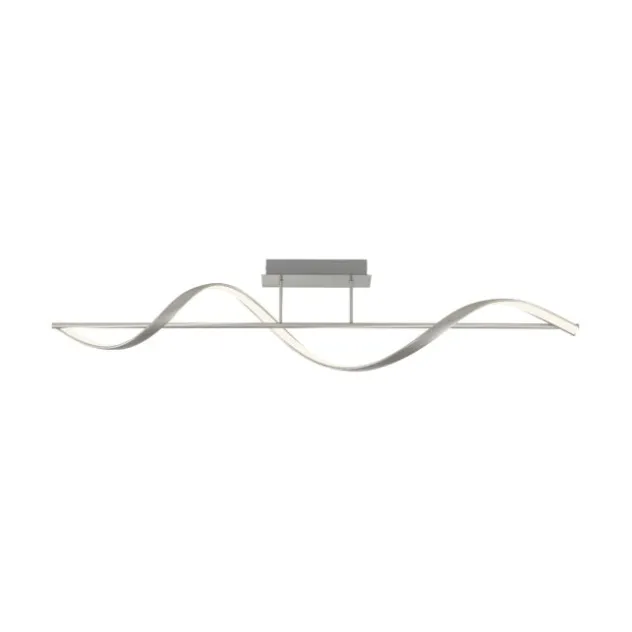 Paul Neuhaus LED Deckenleuchte Q-SWING silber dimmbar Smar Home