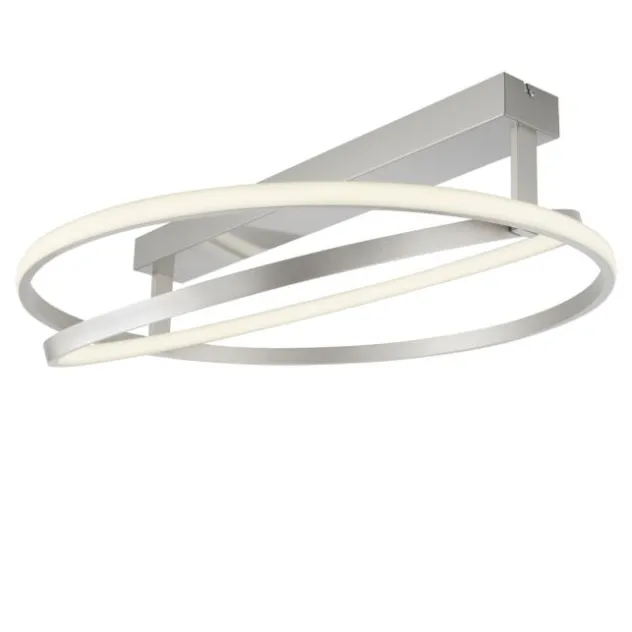 Paul Neuhaus LED Deckenleuchte Q-BELUGA silber dimmbar Smart Home