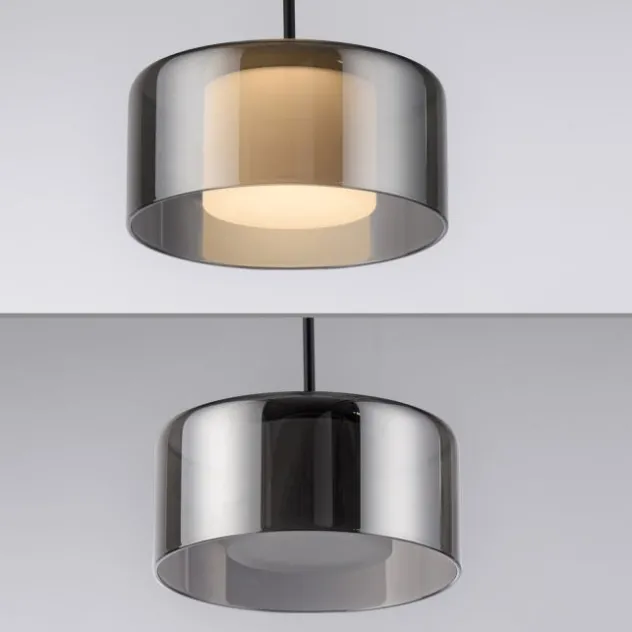 Pendelleuchte LED RIKA 1 flammig schwarz Comfort Lift Simply Dim