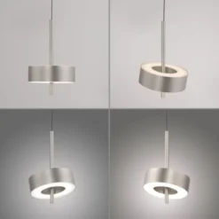 Pendelleuchte Q-ROTATE 1 flammig aluminium höhenverstellbar Smart Home