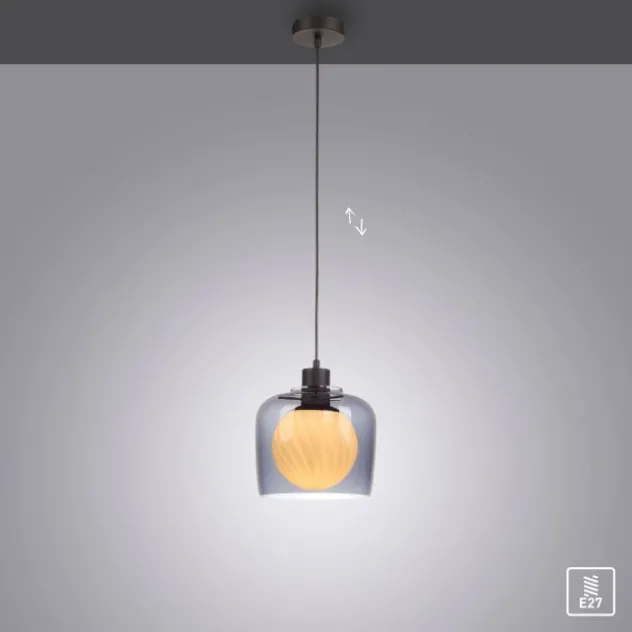 Pendelleuchte rauchfarben, stillvolle und elegante Optik