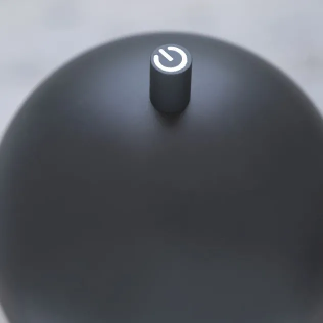 Schöner Wohnen-Kollektion LED Akku Tischleuchte BELLIES, schwarz, aufladbar, USB-Ladekabel