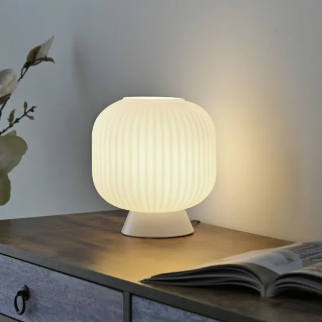 Schöner Wohnen-Kollektion Tischleuchte NAMI, weiss, E27, LED geeignet